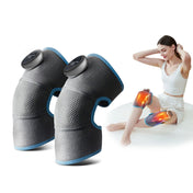 Electric Heating Therapy Knee Warm Knee Pad Brace Massage,Spec: Double Without Vibration Eurekaonline