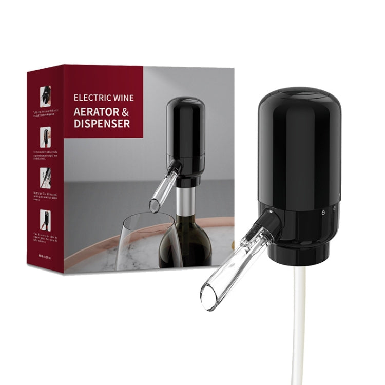 Electric Red Wine Decanter Dispenser,Style:  Black ABS Eurekaonline