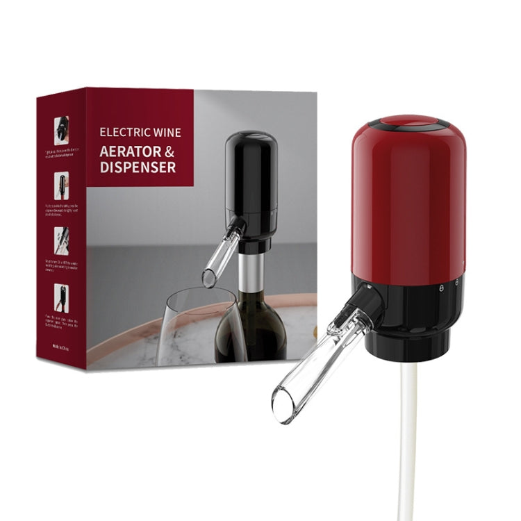 Electric Red Wine Decanter Dispenser,Style: Red ABS Eurekaonline