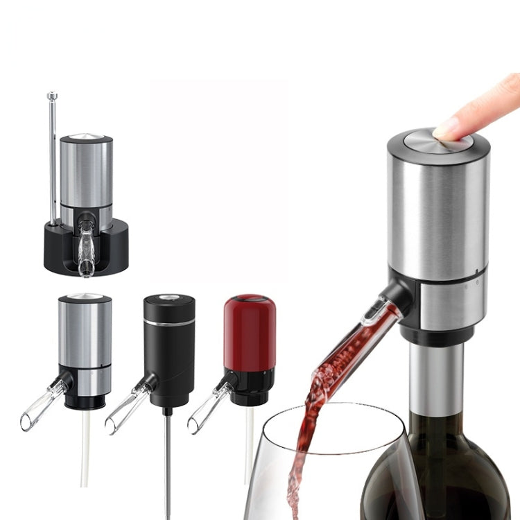Electric Red Wine Decanter Dispenser,Style: Stainless Steel Eurekaonline