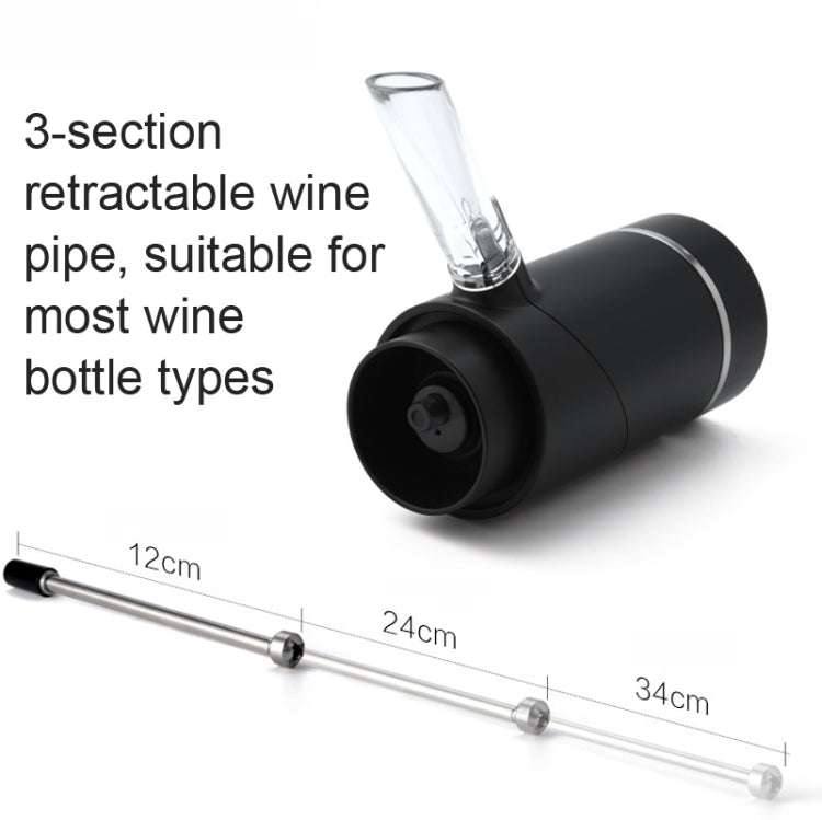 Electric Red Wine Decanter Dispenser,Style: Stainless Steel Eurekaonline