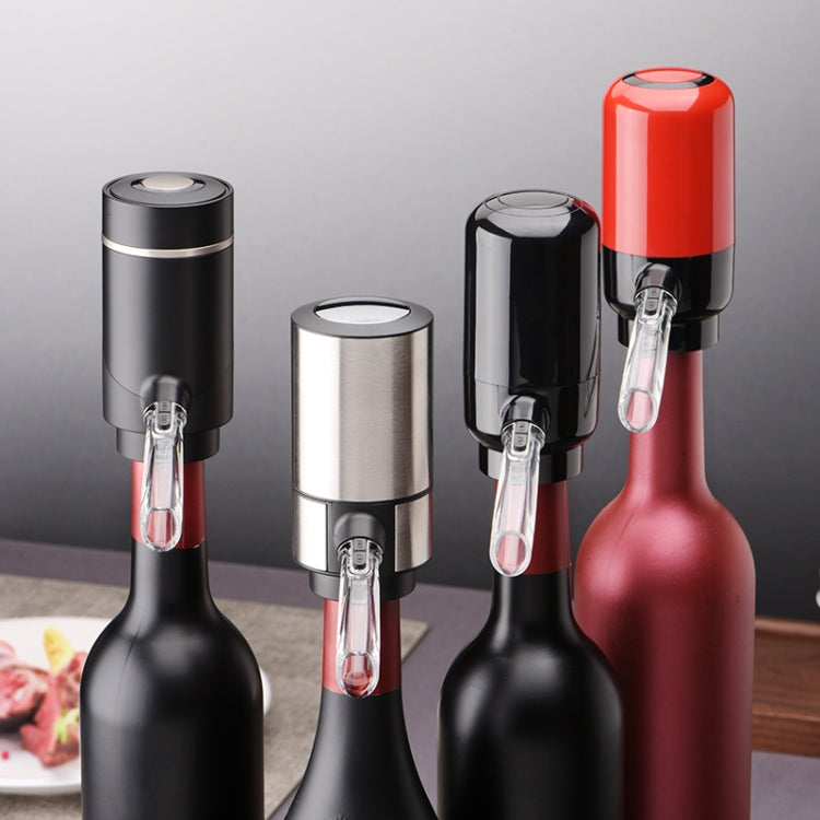 Electric Red Wine Decanter Dispenser,Style:  Stainless Steel With Base Eurekaonline