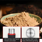 Electric Small Grinder Household Seasoning Miscellaneous Grains Chinese Medicine Coffee Grinder 220V UK Plug (White) Eurekaonline