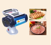 Electrical Meat Slicer Mincer Mini Minced Meat Cutter Grinder Cutting Machine 2.5mm（46 pcs blade） Eurekaonline