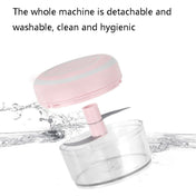 Electrical USB Rechargeable Garlic Mixing Masher Complementary Food Masher Stainless Steel Crushing Garlic Peeling Device Wireless Mini Garlic Cutter(Pink) Eurekaonline