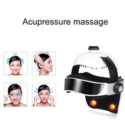 Electronic Air Pressure Head Massager, Relaxed Music Helmet Massager, US Plug Eurekaonline