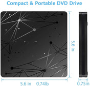 External USB 3.0 Portable DVD RW Reader Optical Drive Reader Eurekaonline