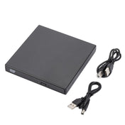 External USB2.0 DVD Optical Drive Notebook Desktop All-In-One CD Burner(Black) Eurekaonline