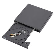 External USB2.0 DVD Optical Drive Notebook Desktop All-In-One CD Burner(Black) Eurekaonline