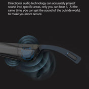 F002 Binaural Mini Smart Call Waterproof Bluetooth Glasses Earphone(Transparent) Eurekaonline