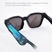 F002 Binaural Mini Smart Call Waterproof Bluetooth Glasses Earphone(Transparent) Eurekaonline