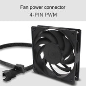 F120 Computer CPU Radiator Cooling Fan (White) Eurekaonline