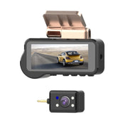 F22 3.16 inch 1080P HD Night Vision Driving Recorder, Standard Version with In-car View Camera Eurekaonline