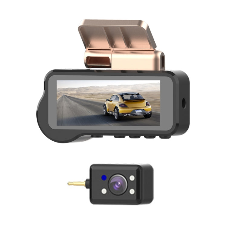 F22 3.16 inch 1080P HD Night Vision WiFi Connected Driving Recorder with In-car View Camera Eurekaonline