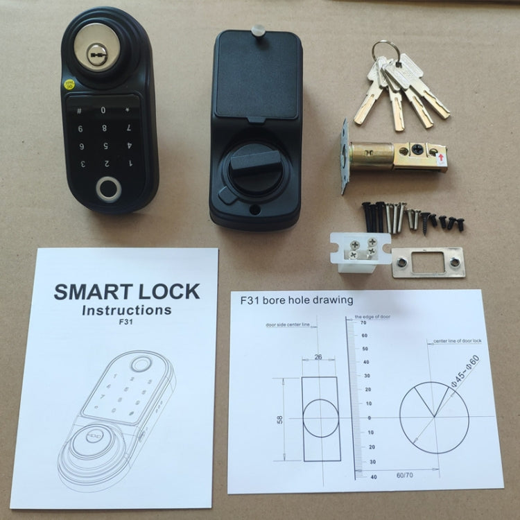 F31 App Graffiti Password Fingerprint Smart Lock Eurekaonline