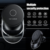 F9189 15W MagSafe Magnetic Car Lighting Wireless Charger(Black) Eurekaonline