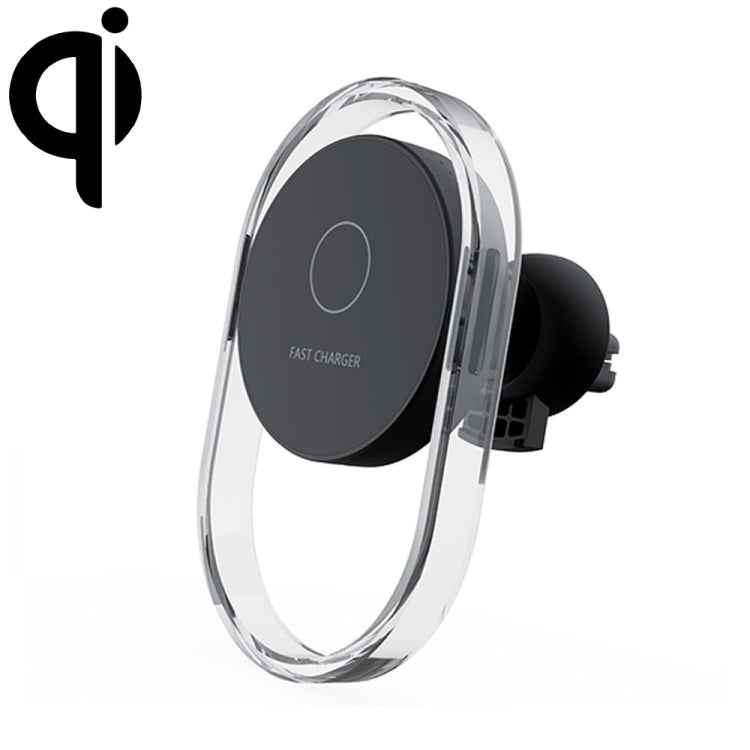 F9199 15W Magnetic Car Wireless Charger Phone Bracket(Black) Eurekaonline