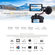 FEELWORLD F6S Full HD 1920x1080 5.0 inch IPS Screen DSLR Camera Field Monitor with Tilt Arm, Support 4K HDTV Input / Output Eurekaonline