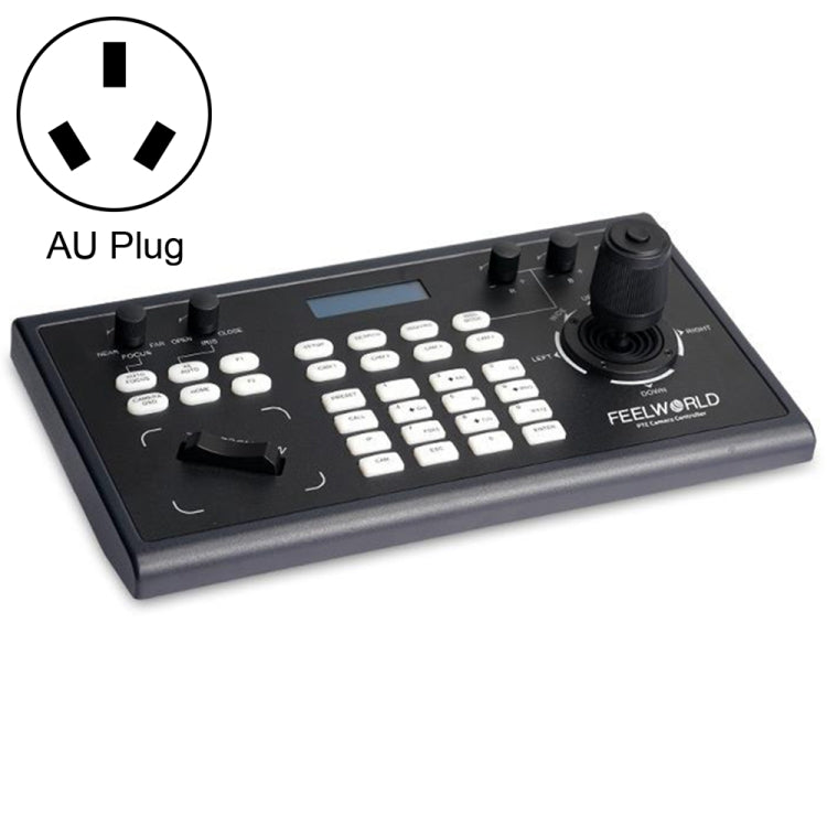 FEELWORLD KBC10 PTZ Camera Controller with Joystick and Keyboard Control ,Support PoE(AU Plug) Eurekaonline