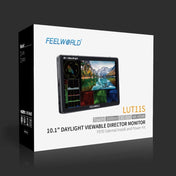 FEELWORLD LUT11S 10.1 inch Ultra High Bright 2000nit Touch Screen DSLR Camera Field Monitor, 3G-SDI 4K HDMI Input Output 1920 x 1200 IPS Panel(UK Plug) Eurekaonline