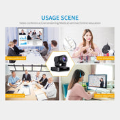 FEELWORLD USB10X 10X Optical Zoom 1080P USB PTZ Video Conference Camera, EU and US Plug(Black) Eurekaonline
