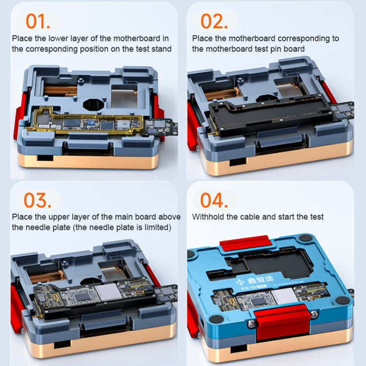 FIX-13 Layered Test Frame Motherboard Test Stand Fixture For iPhone 13 / 13 mini / 13 Pro / 13 Pro Max Eurekaonline