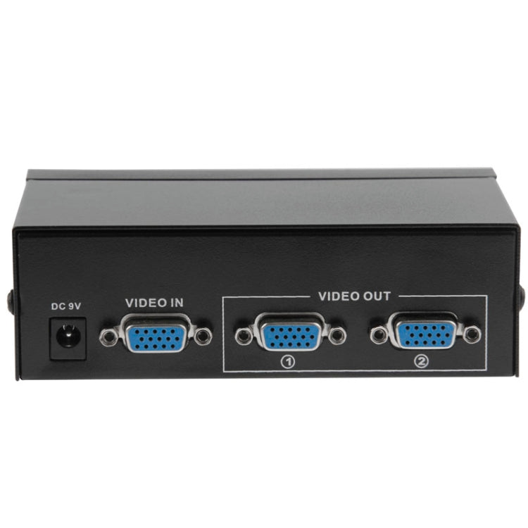 FJ-2502A 2 Port VGA Video Splitter High Resolution 1920 x 1440 Support 250MHz Video Bandwidth Eurekaonline