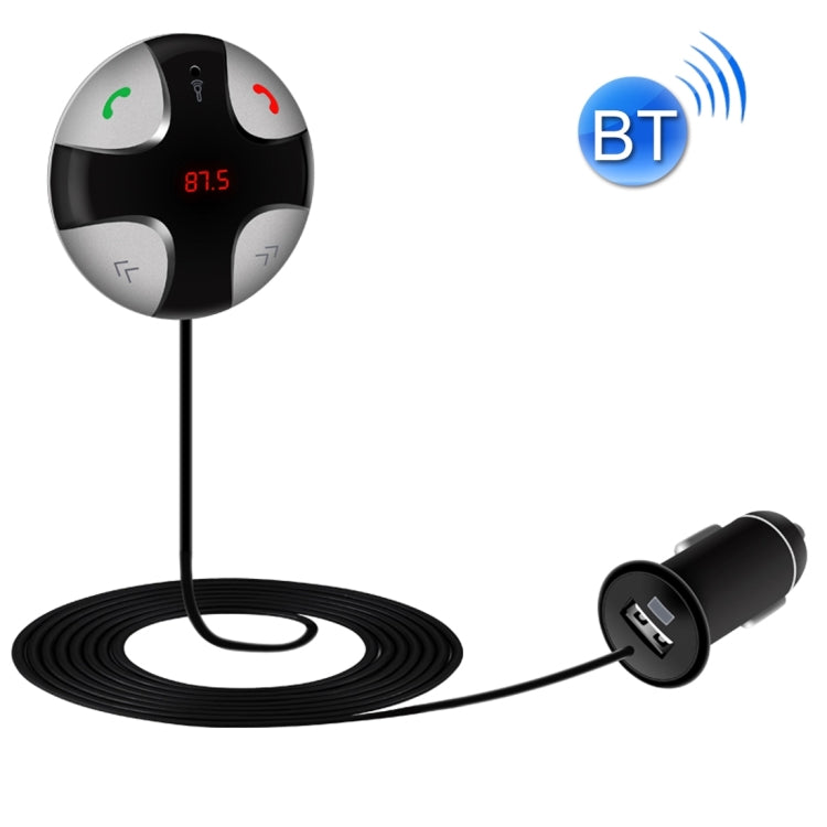 FM29B Bluetooth FM Transmitter Hands-free Car Kit, Car Charger, For iPhone, Galaxy, Sony, Lenovo, HTC, Huawei, and other Smartphones Eurekaonline