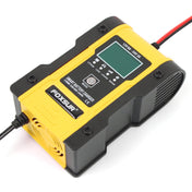 FOXSUR 12V-24V Car Motorcycle Repair Battery Charger AGM Charger Color:Yellow(EU Plug) Eurekaonline