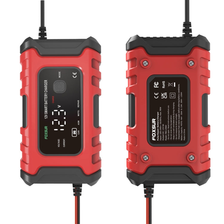  Car Smart Battery Charger, Plug Type:US Plug(Red) Eurekaonline