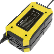 FOXSUR Car / Motorcycle Repair Charger 12V 7A 7-stage + Multi-battery Mode Lead-acid Battery Charger, Plug Type:US Plug(Yellow) Eurekaonline