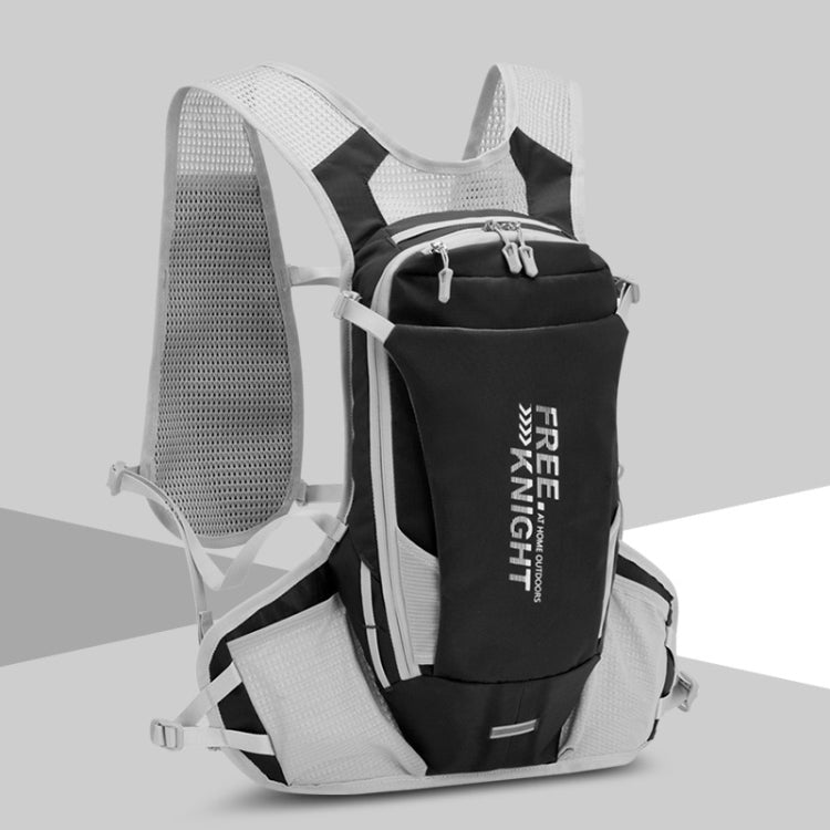 FREE KNIGHT FK0218 12L Cycling Water Bag Vest Hiking Water Supply Equipment Backpack(Black) Eurekaonline