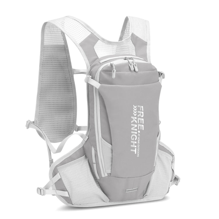 FREE KNIGHT FK0218 12L Cycling Water Bag Vest Hiking Water Supply Equipment Backpack(Light Grey) Eurekaonline