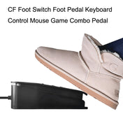 FS2020TU CF Foot Switch Foot Pedal Keyboard Control Mouse Game Combo Pedal(Mechanical Sound) Eurekaonline