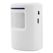 FY-0256 2 in 1 PIR Infrared Sensors (Transmitter + Receiver) Wireless Doorbell Alarm Detector for Home / Office / Shop / Factory, EU Plug Eurekaonline