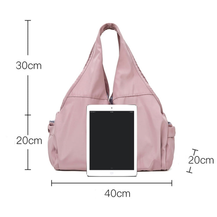 Female Dry And Wet Separation Sports Gym Bag Handbag Duffel Bag Short Distance Light Swimming Bag(Deep Pink) Eurekaonline
