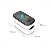 Finger Clip OLED Screen Pulse Oximeter, Colour: White(English Neutral Packaging) Eurekaonline