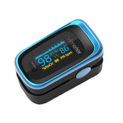 Finger Pulse Oximeter Finger Pulse Blood Oxygen Saturation Monitor, Colour: 131R Blue Black(English Manual) Eurekaonline