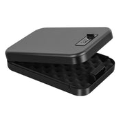 Fingerprint / Password Metal Anti-theft Car Safety Box Valuables Storage Safety Box, Model: OS300C (Black) Eurekaonline