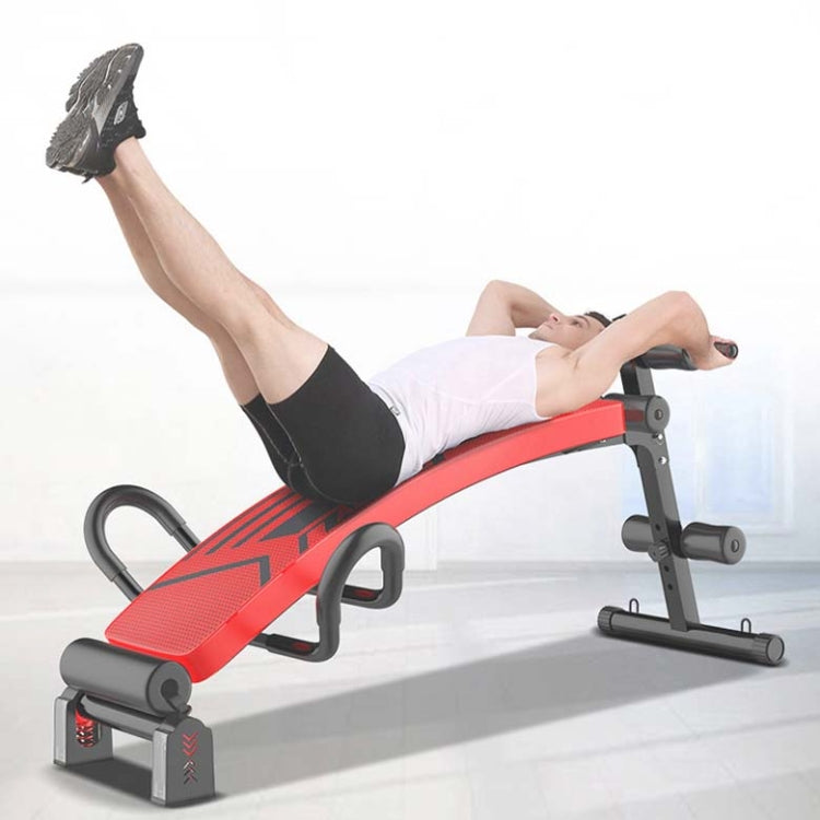 Foldable Sit-up Board For Household Multifunctional Abdomen, Specification: 177P-7 Red Glory Eurekaonline