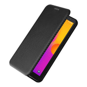 For Alcatel 1B 2022 Carbon Fiber Texture Flip Leather Phone Case(Black) Eurekaonline