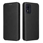 For Alcatel 1B 2022 Carbon Fiber Texture Flip Leather Phone Case(Black) Eurekaonline