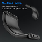For Asus Zenfone 9 Brushed Texture Carbon Fiber TPU Case(Black) Eurekaonline