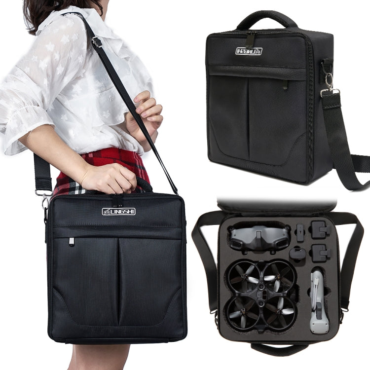 For DJI Avata Portable Carry Box Single Shoulder Storage Bag (Black) Eurekaonline