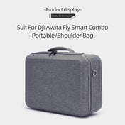 For DJI Avata Shockproof Large Carrying Hard Case Shoulder Storage Bag, Size: 39 x 28 x 15cm (Grey) Eurekaonline