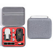 For DJI Mini SE Shockproof Carrying Hard Case Storage Bag, Size: 26 x 23 x 11cm(Grey + Red Liner) Eurekaonline