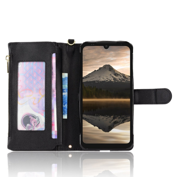 For Doogee S86 / S86 Pro Litchi Texture Zipper Leather Phone Case(Black) Eurekaonline