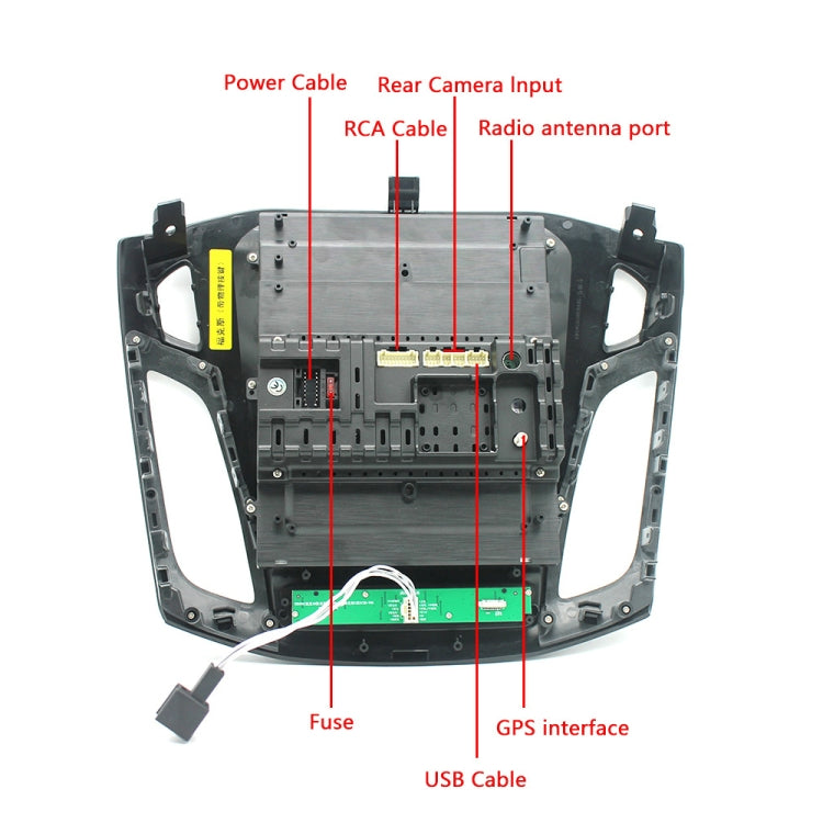 For Ford Focus 9.7 inch Android WiFi Car Integrated Machine, Style: Standard+4 Light Camera(2+32G) Eurekaonline