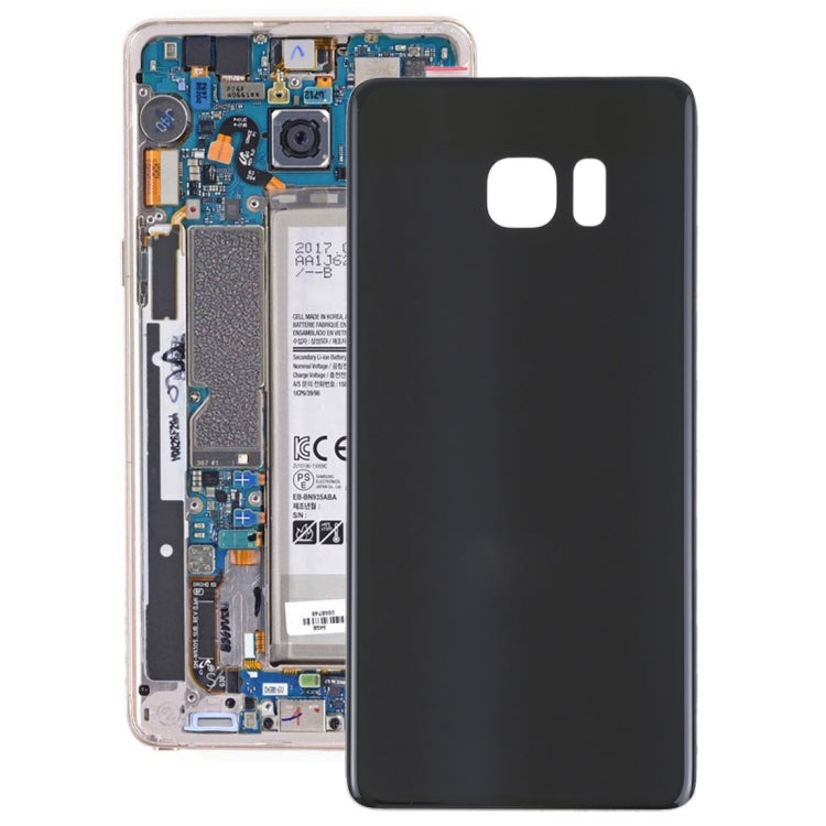For Galaxy Note FE, N935, N935F/DS, N935S, N935K, N935L Back Battery Cover (Black) Eurekaonline