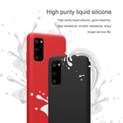 For Galaxy S20 / Galaxy S20 5G NILLKIN Feeling Series Liquid Silicone Anti-fall Mobile Phone Protective Case(Black) Eurekaonline